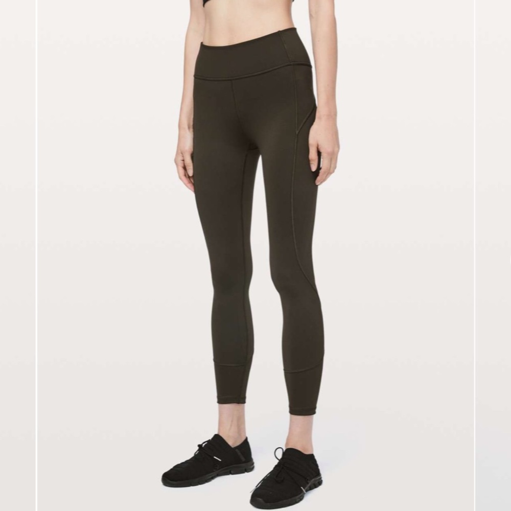 Lululemon In Movement 7/8 Tight *Everlux 25"
Dark Olive size 2 - Picture 3 of 4